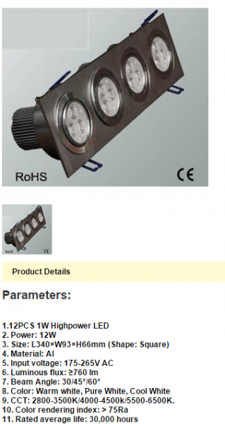 LED DownLighters