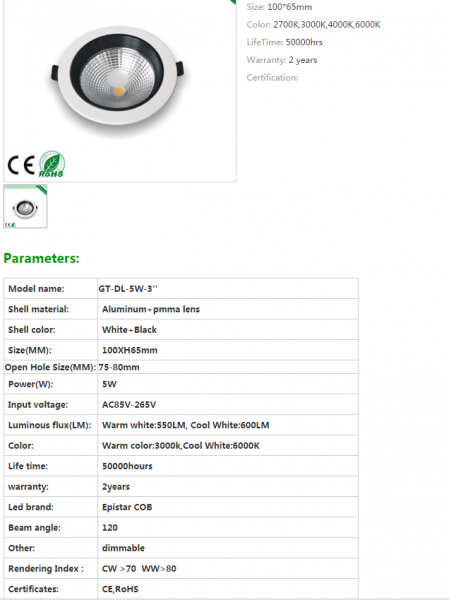 LED DownLighters