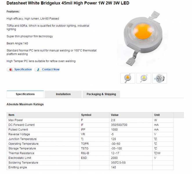 High Power LED