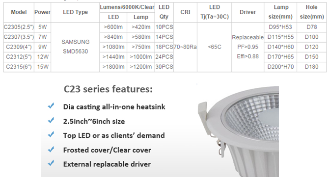 LED DownLighters