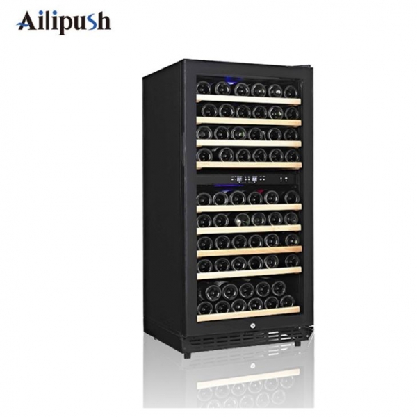 80 Bottles Dual-zone Compressor Wine Cooler