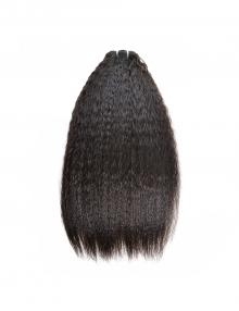 Brazilian Kinky Straight Hair Bundles Extensions 1/3 Piece 100% Human