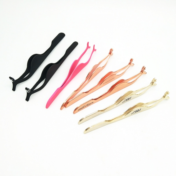 Plastic Eyelash Tweezers False Eyelash Applicator