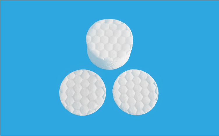 Round cotton pad