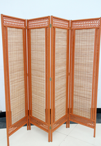 Rattan Folding Screen (TLH-2894)