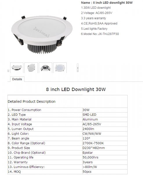 LED DownLighters